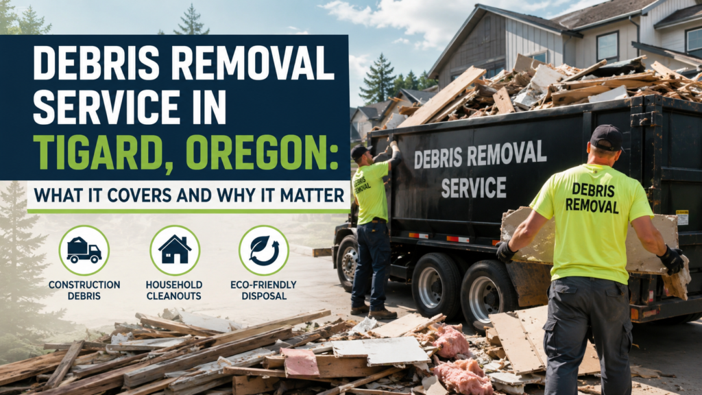 Debris Removal Service in Tigard, Oregon: What It Covers and Why It Matters